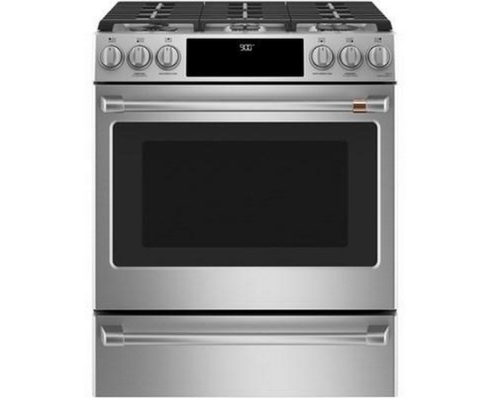 Cuisinière intégrée à biénergie de 30 po avec technologie convection Café - CC2S900P2MS1
