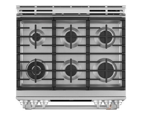 Cuisinière intégrée à biénergie de 30 po avec technologie convection Café - CC2S900P2MS1
