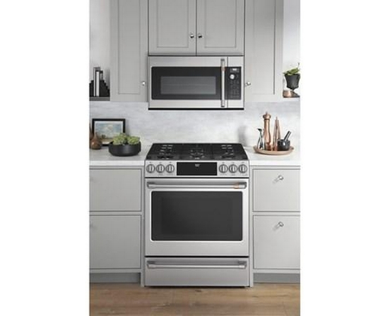 Cuisinière intégrée à biénergie de 30 po avec technologie convection Café - CC2S900P2MS1