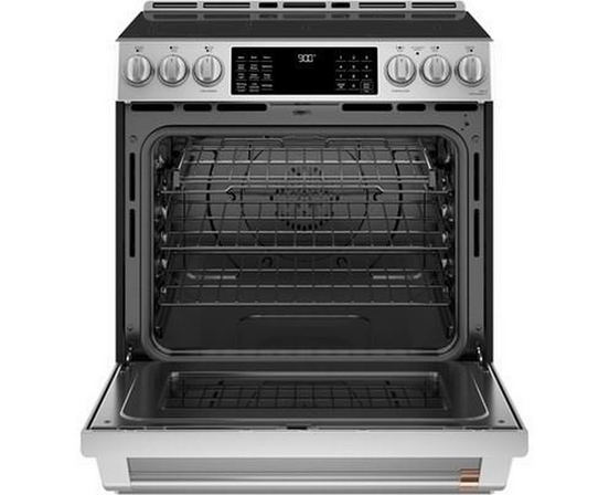 Cuisinière intégrée à induction de 30 po avec tiroir réchaud Café - CCHS900P2MS1