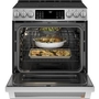 Cuisinière encastrable électrique de 30 po avec tiroir chauffant Café - CCES700P2MS1