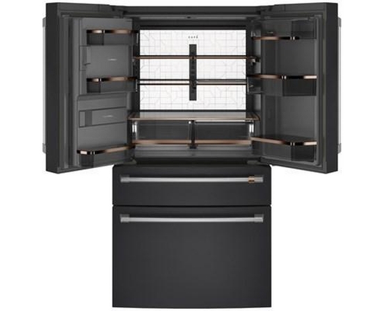 Réfrigérateur quatre portes avec porte à deux battants de 36 po, 27,6 Pi cu. Café - CVE28DP3ND1