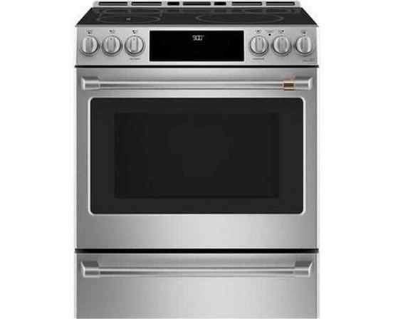 Cuisinière intégrée à induction de 30 po avec tiroir réchaud Café - CHS90XP2MS1