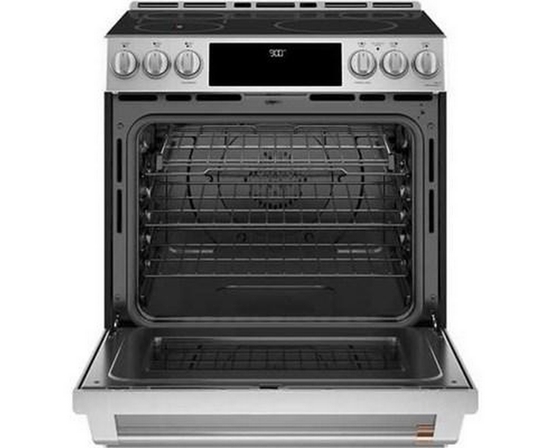 Cuisinière intégrée à induction de 30 po avec tiroir réchaud Café - CHS90XP2MS1