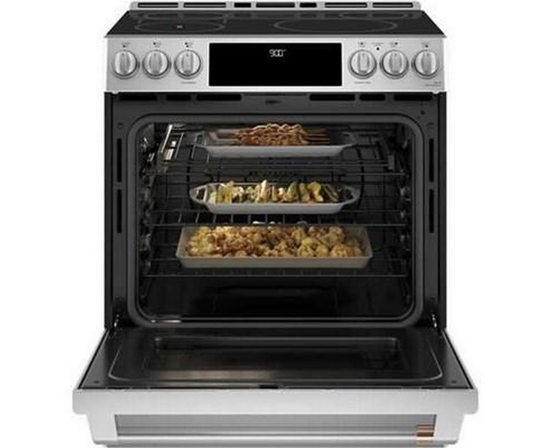 Cuisinière intégrée à induction de 30 po avec tiroir réchaud Café - CHS90XP2MS1