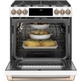 Cuisinière encastré à biénergie de 30 po. avec tiroir chauffant Café - CC2S900P4MW2