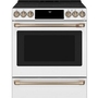 Cuisinière encastrable électrique de 30 po avec tiroir chauffant Café - CCES700P4MW2