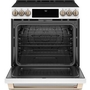 Cuisinière encastrable électrique de 30 po avec tiroir chauffant Café - CCES700P4MW2