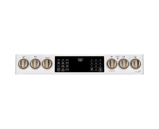 Cuisinière encastrable électrique de 30 po avec tiroir chauffant Café - CCES700P4MW2