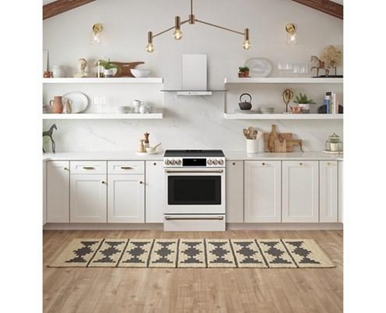 Cuisinière encastrable électrique de 30 po avec tiroir chauffant Café - CCES700P4MW2
