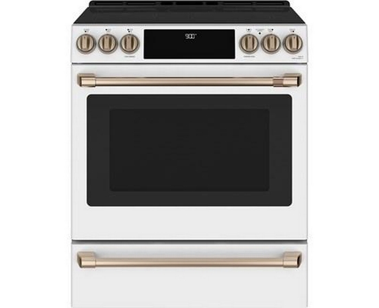 Cuisinière intégrée à induction de 30 po avec tiroir réchaud Café - CCHS900P4MW2