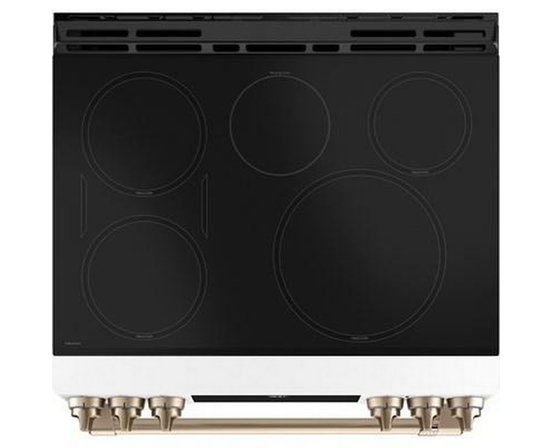 Cuisinière intégrée à induction de 30 po avec tiroir réchaud Café - CCHS900P4MW2