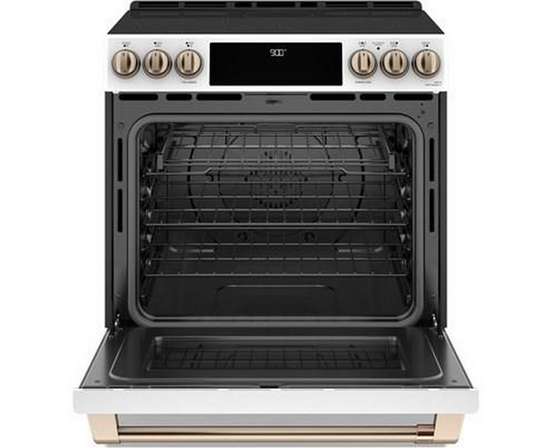 Cuisinière intégrée à induction de 30 po avec tiroir réchaud Café - CCHS900P4MW2