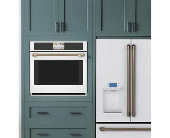 Four mural encastré de 30 po., 5 Pi cu. avec convection européenne véritable avec air direct Café - CTS90DP4NW2