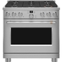 Cuisinière amovible à biénergie avec 6 brûleurs Café - C2Y366P2TS1