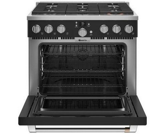 Cuisinière amovible à biénergie avec 6 brûleurs Café - C2Y366P3TD1