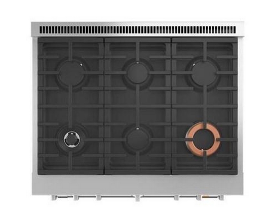 Cuisinière amovible à biénergie avec 6 brûleurs Café - C2Y366P3TD1