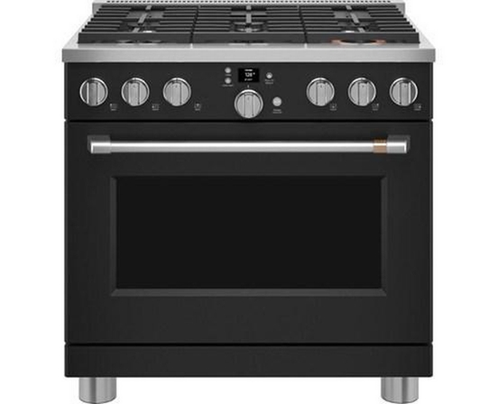 Cuisinière amovible à gaz de 36 po. avec connectivité WI-FI Café - CGY366P3TD1