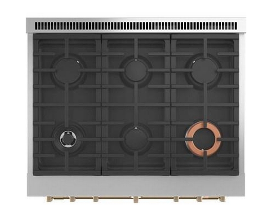 Cuisinière amovible à gaz de 36 po. avec connectivité WI-FI Café - CGY366P3TD1