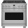 Cuisinière amovible à gaz de 36 po. avec connectivité WI-FI Café - CGY366P2TS1