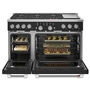 Cuisinière amovible à biénergie de 48 po avec 6 brûleurs et plaque chauffante Café - C2Y486P3TD1
