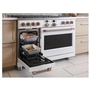 Cuisinière amovible à biénergie de 48 po avec 6 brûleurs et plaque chauffante Café - C2Y486P4TW2