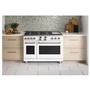 Cuisinière amovible à biénergie de 48 po avec 6 brûleurs et plaque chauffante Café - C2Y486P4TW2