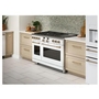 Cuisinière amovible à biénergie de 48 po avec 6 brûleurs et plaque chauffante Café - C2Y486P4TW2