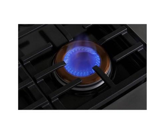 Cuisinière amovible à biénergie de 48 po avec 6 brûleurs et plaque chauffante Café - C2Y486P4TW2