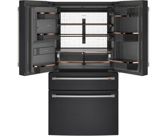 Réfrigérateur quatre portes avec porte à deux battants amovible à profondeur de comptoir de 36 po., 22.3 Pi cu. avec Wi-Fi Café - CXE22DP3PD1