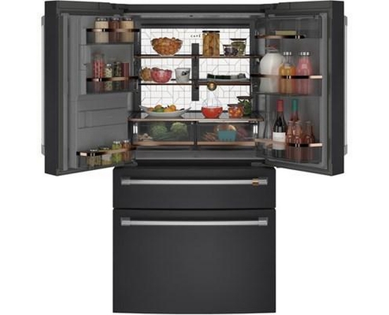 Réfrigérateur quatre portes avec porte à deux battants amovible à profondeur de comptoir de 36 po., 22.3 Pi cu. avec Wi-Fi Café - CXE22DP3PD1