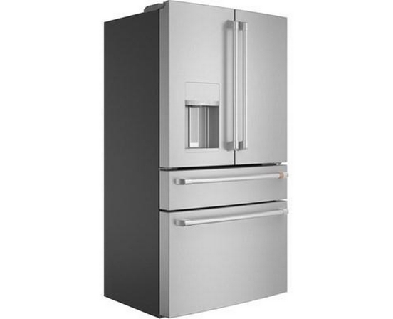 Réfrigérateur quatre portes avec porte à deux battants amovible à profondeur de comptoir de 36 po., 22.3 Pi cu. avec Wi-Fi Café - CXE22DP2PS1