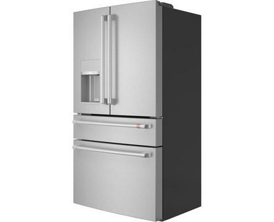 Réfrigérateur quatre portes avec porte à deux battants amovible à profondeur de comptoir de 36 po., 22.3 Pi cu. avec Wi-Fi Café - CXE22DP2PS1