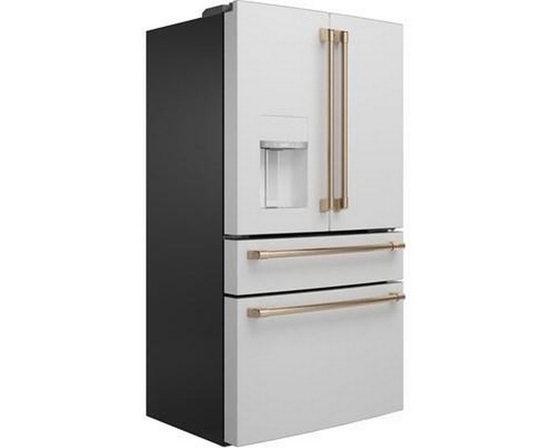 Réfrigérateur quatre portes avec porte à deux battants amovible à profondeur de comptoir de 36 po., 22.3 Pi cu. avec Wi-Fi Café - CXE22DP4PW2