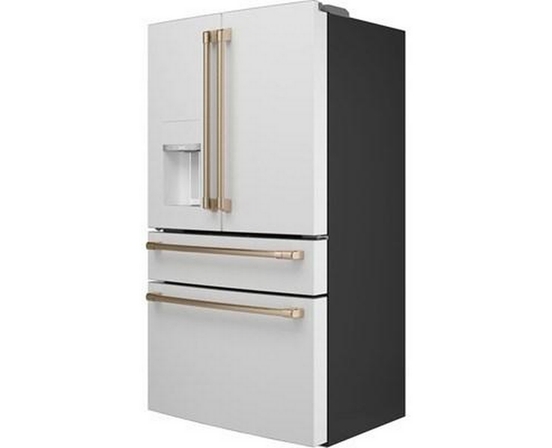 Réfrigérateur quatre portes avec porte à deux battants amovible à profondeur de comptoir de 36 po., 22.3 Pi cu. avec Wi-Fi Café - CXE22DP4PW2