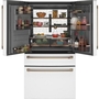 Réfrigérateur quatre portes avec porte à deux battants amovible à profondeur de comptoir de 36 po., 22.3 Pi cu. avec Wi-Fi Café - CXE22DP4PW2
