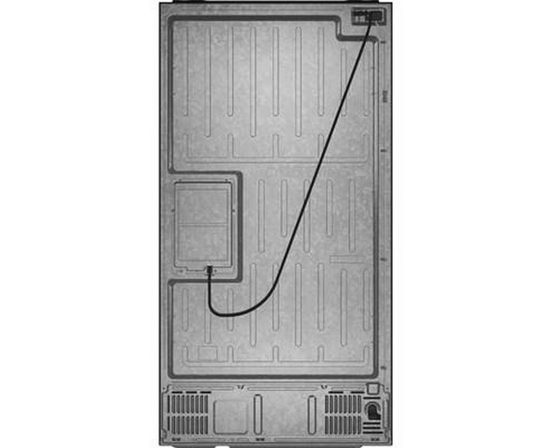 Réfrigérateur quatre portes avec porte à deux battants amovible à profondeur de comptoir de 36 po., 22.3 Pi cu. avec Wi-Fi Café - CXE22DP4PW2