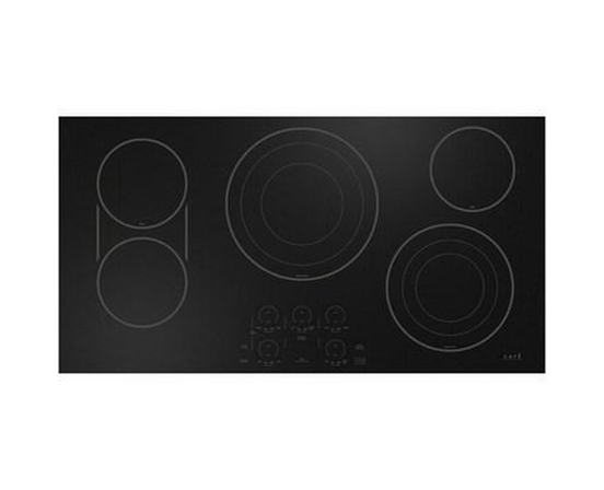 Table de cuisson encastrée électrique de 36 po avec Chef Connect Café - CEP90361TBB