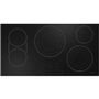 Table de cuisson encastrée électrique de 36 po avec Chef Connect Café - CEP90361TBB
