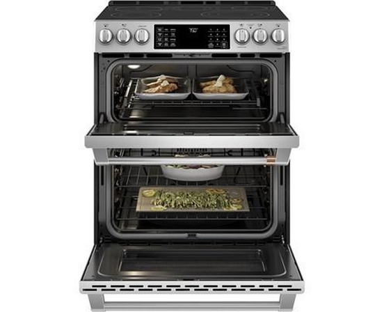 Cuisinière encastrable électrique de 30 po avec Wi-Fi Café - CCES750P2MS1
