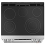 Cuisinière encastrable électrique de 30 po avec Wi-Fi Café - CCES750P2MS1