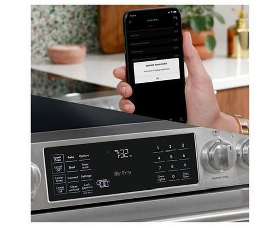 Cuisinière encastrable électrique de 30 po avec Wi-Fi Café - CCES750P2MS1