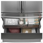 Réfrigérateur intelligent quatre portes avec porte à deux battants à profondeur de comptoir de 36 po, 23,2 Pi cu.. Café - CJE23DP2WS1