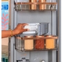 Réfrigérateur intelligent quatre portes avec porte à deux battants à profondeur de comptoir de 36 po, 23,2 Pi cu.. Café - CJE23DP2WS1