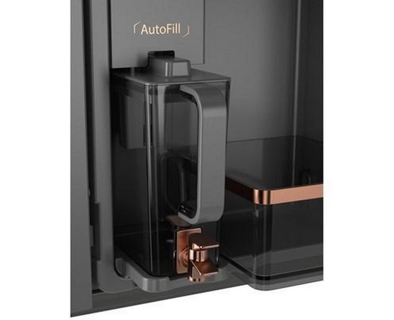 Réfrigérateur intelligent quatre portes avec porte à deux battants à profondeur de comptoir de 36 po, 23,2 Pi cu.. Café - CJE23DP2WS1