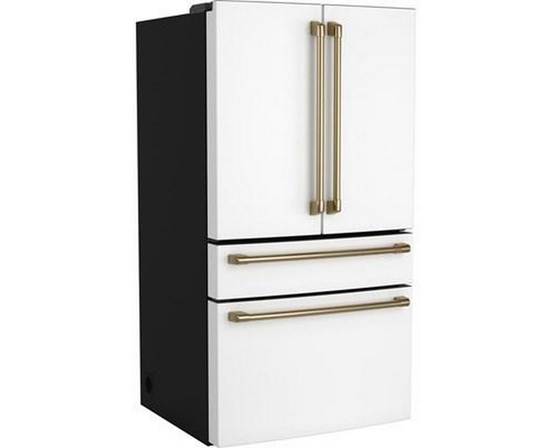 Réfrigérateur intelligent quatre portes avec porte à deux battants à profondeur de comptoir de 36 po, 23,2 Pi cu.. Café - CJE23DP4WW2