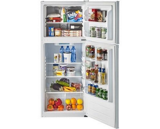 Réfrigérateur à congélateur supérieur de 24 po, 11.55 Pi cu. Moffat - MPE12FGKWW
