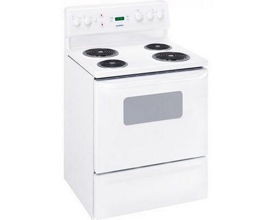 Cuisinière amovible électrique de 30 po. avec éléments en serpentins SensiTemp Moffat - MCBS525DNWW