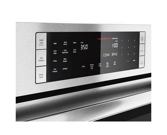 Four mural encastré double de 30 po, 9,2 Pi cu. avec convection Bosch - HBL8651UC