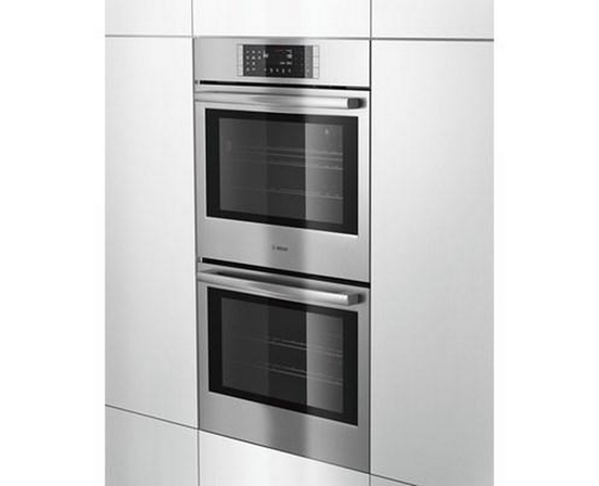 Four mural encastré double de 30 po, 9,2 Pi cu. avec convection Bosch - HBL8651UC